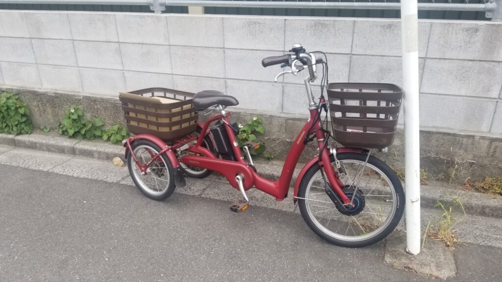 試乗車あります　ブリヂストン　ラクットワゴン　三輪電動アシスト自転車